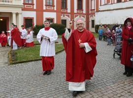 Květná neděle v katedrále sv. Štěpána